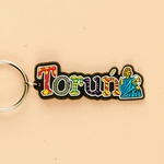 Flexible Keychain - Torun, City Name
