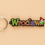 Flexible Keychain - Wroclaw, City Name