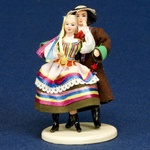 Folk Doll - Lublin, Couple 5.25 inches