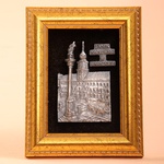 Framed Pewter Image - Royal Castle, Warsaw