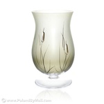 Glass Candle Holder - Cat-tail Series, 11 inches Tall