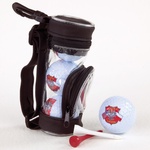 Golf Balls & Tees - Mini Golf Bag Set