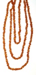 Incredibly Long Pure Dark Amber Necklace, 70 inches