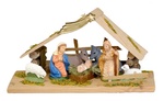 Medium Wooden Crèche, 11 inches Long