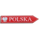 Metal Sign - Right Arrow, POLSKA