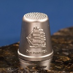 Metal Thimble - Dar Pomorza Sailboat