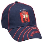 Navy Blue Baseball Cap - WARSZAWA City Arms