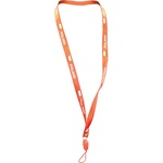 Neck Strap - Narrow POLAND & Flag, Red