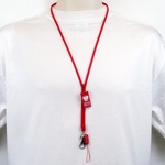 Neck Strap - POLSKA, Red Zipper