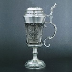 Pewter Stein - White Eagle 8.5 inches