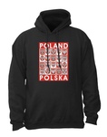 Poland Crests - Adult Sweatshirt Hoodie