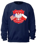 Polish American - Adult Crew Neck Sweatshirt