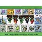 Polish Collectible Postmarked Stamp Sets - 250 Mixed Poland