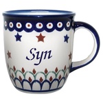 Polish Pottery 12oz Mug - SYN, SON