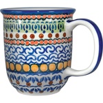Polish Pottery 12oz Mug - Unique Design # A4