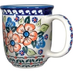Polish Pottery 12oz Mug - Unique Design # A13