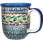 Polish Pottery 12oz Mug - Unique Design # A122