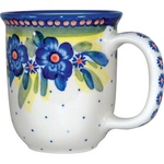 Polish Pottery 12oz Mug - Artistic Design # 020