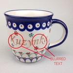 Polish Pottery 12oz Mug - KUZYNKA, COUSIN (F)