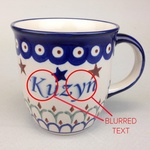 Polish Pottery 12oz Mug - KUZYN, COUSIN (M)