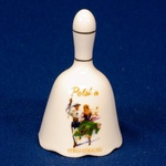 Porcelain Hand Bell - Highlander Dancers