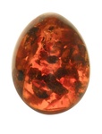 Pressed Amber Egg