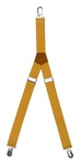 Solid Kid's Clip Suspenders - Bright Orange