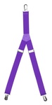 Solid Kid's Clip Suspenders - Violet