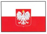 Sticker - Polish Flag with Eagle Crest