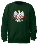 White Eagle POLAND - Adult Crew Neck Sweatshirt