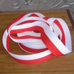 White and Red Decorative Ribbon
