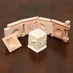 Wooden Butter Mold - Foldable Easter Square