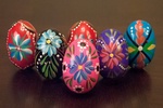 Wooden Eggs - Handpainted