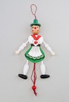 Wooden Pinocchio Puppet Toy - Female