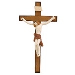 Wooden Wall Crucifix 9.5 inch