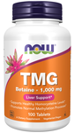 Now Foods TMG Betaine 1000 Mg - 100 Tablets