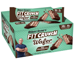 Fit Crunch Wafer Protein Bar Mint Chocolate Chip - 9 Bars