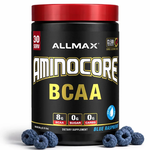 AllMax Nutrition Aminocore BCAA  Blue Rasperry - 30 Servings