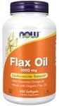 Now Foods Flax Seed Oil Capsules 1000 Mg - 250 Softgels