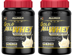 Allmax Nutrition AllWhey Gold Protein Vanilla - 4 Lb (2 x 2 Lb) TWINPACK