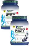 - Performance Inspired Nutrition WHEY Protein  Blueberry - 4 Lb (2 x 2 Lb) (Whey Isolate/Concentrate blend) TWINPACK