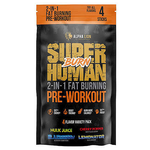 Alpha Lion SuperHuman BURN- Fat Burner Pre Workout - Variety Pack (4 Servings)