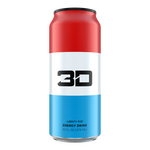 3D Energy Drink Red, White & Blue Liberty Pop - 12 x 16 oz Cans