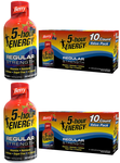 5-hour ENERGY Shot, Regular Strength (200mg Caffeine)  Berry - 20 Bottles (2 x 10 Packs)  TWINPACK
