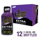 5 Hour Energy Extra Strength Grape - 12 Btls