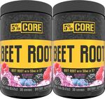 5% Nutrition CORE Beet Root w/S7  Wildberry - 2 x 30 Servings TWINPACK