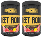 5% Nutrition CORE Beet Root w/S7 Fruit Punch - 60 Servings (2 x 30 Serving Btls) TWINPACK