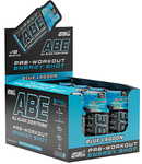 ABE Pre Workout Energy Shots Blue Raspberry - 12 x 2oz Btls