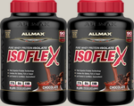 -AllMax Nutrition IsoFlex Whey Protein Isolate Chocolate - 10 Lb (2 x 5 Lb Btls)  TWINPACK