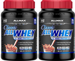 -AllMax Nutrition Classic AllWhey 100% Whey Protein Chocolate - 4 Lb (2 x 2 Lb) TWINPACK